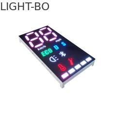 35mcd Multicolour Seven Segment LED Display 3 Digit 635nm For Motorcycle