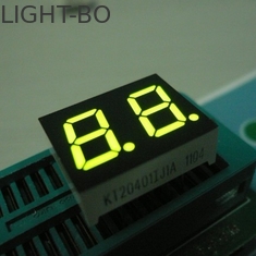 Green Small Custom Two Digit 7 Segment Led Display  For Instrument Panel 0.4 Inch