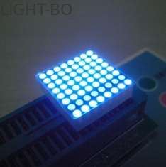 High Brightness 2mm Led Dot Matrix Display 0.8 Inch black Surface