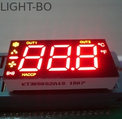 Ultra Red / Yellow Numeric LED Display 0.5 inch for Refrigerator Control