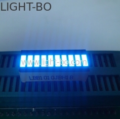 Ultra Blue Brightest 10 LED Light Bar For Instrument Panel Indicator