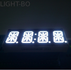 High Brightness 14 Segment Alphanumeric Display White 4 Digit 0.54 Inch For STB
