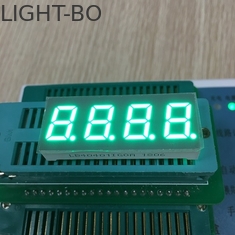 Pure Green 7 Segment LED Display 0.4 Inch 4 Digit High Luminous Intensity
