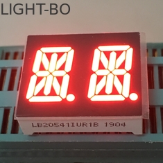 Ultra Red 0.54 Inch Dual Digit 14 SegmentAlphanumeric Led Display for Instrument panel