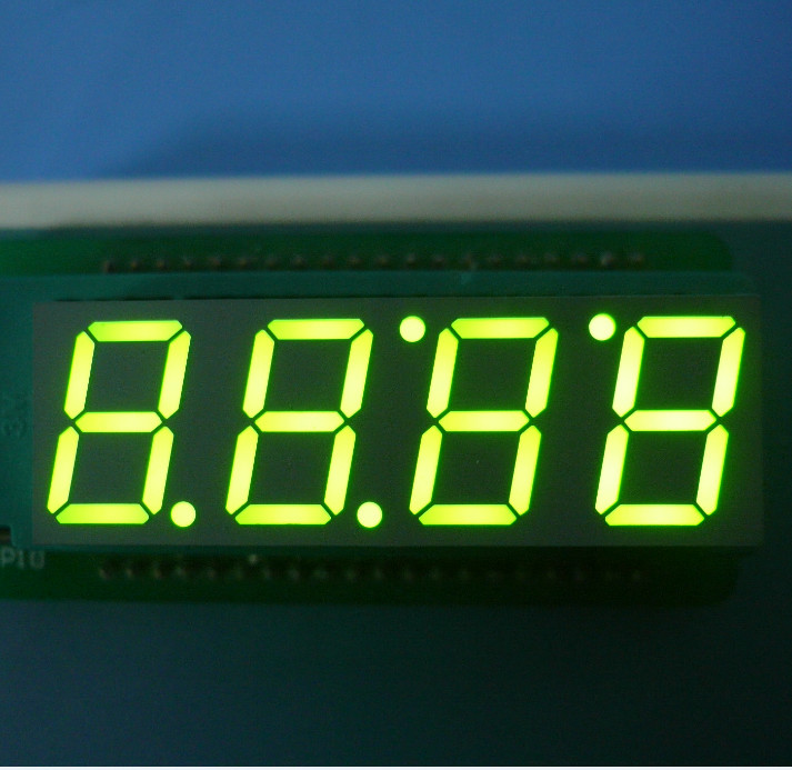 Seven Segment Digital Clock Display With Black Face Color LB40566IBH0B