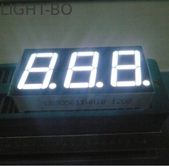 14.2mm(0.56&quot;) White 3 Digit 7 Segment LED Display  for digital Temperature /Humidity indicators