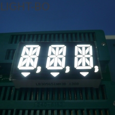 White Triple Digit 14 Segment LED Display for Digital Indicators