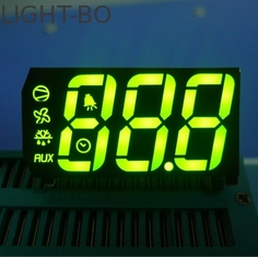Green 3 Digit 0.67&quot; Custom LED Display 7 Segment  For Cooling