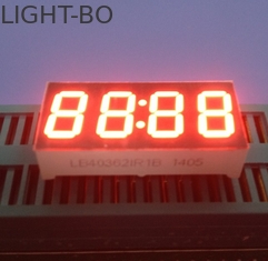 Super bright Red Yellow White 4 Digit  0.36&quot; Common Anode 7 Segment Display 30 X 14 X 7.2 mm