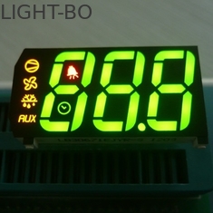 0.67 inch 3 Digit Seven Segment Display Common Anode Green Yellow Red