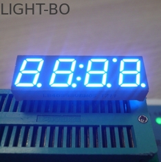 Ultra Blue Common Anode 0.39&quot; 4 Digit Seven Segment Display For Digital TV STB