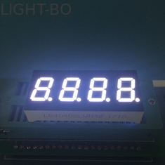 Ultra White 0.4 Inch 4 digit 7 Segment LED Display Common Cathode For Instrument Panel