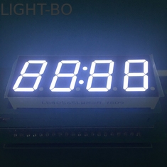 High Brightness 0.56&quot; LED Clock Display Ultra White Color Low Power Consumption