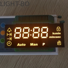 10.7mm Character Height Custom LED Display Ultra Amber For Digital Oven Timer