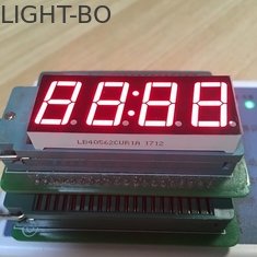 Super Red Digital Clock Led Display 0.56&quot; 4 Digit 80-100mcd Lumious Intensity