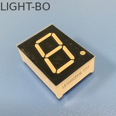 Numeric Multi Color Single Digit 7 Segment LED Display  500mm Low Power Consumption