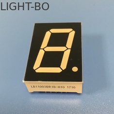 Single Digit 7 Segment Led Display Common Anode 60-70mcd Lumious Intensity 14.2mm