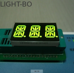 Super Amber Triple Digit 14 Segment LED Display Full Color 0.56 Inch For Digital Indicator