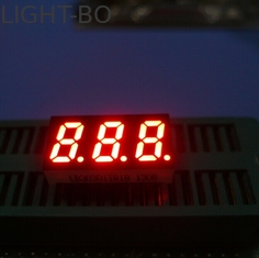 Low Power Three Digit  7 Segment Display Wide Viewing Angle For Electronic Device