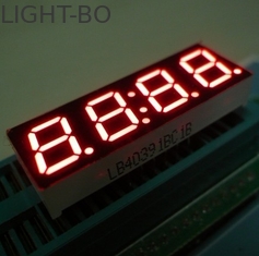 0.8 Inch 4 Digit Seven Segment LED Clock Display High Luminous Intensity Stable Performance