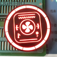 Round Customized 7 Segment LED Display For Temperature Control