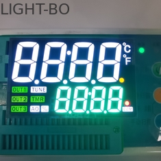 18mm Height 7 Segment LED Display 80mW Dual Line 4 Digits For Instrument Panel