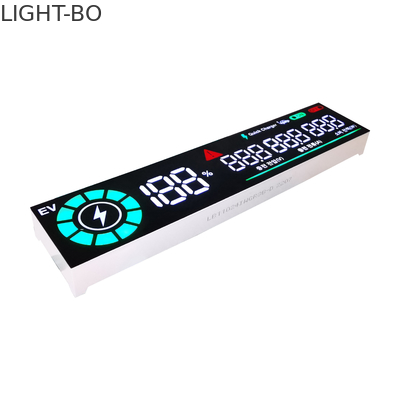 Customized White / Green / Red 7 Segment LED Display Module Common Anode For EV Charger