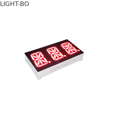 Super Red Triple Digit 0.54inch 14 Segment LED Display Common Anode For Instrument Panel