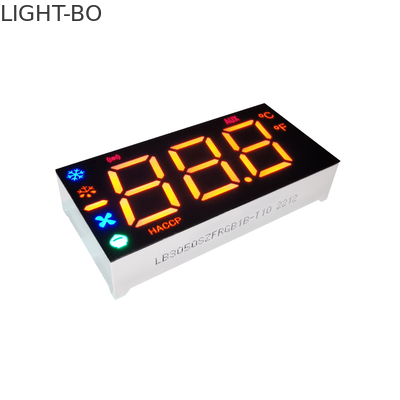 Customized Multicolor 3Digit 0.5'' Seven Segment LED Display For Refrigerator Control