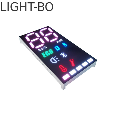 Good price 35mcd Multicolour Seven Segment LED Display 3 Digit 635nm For Motorcycle online