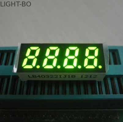 Good price 0.32 Inch Green Four Digit 7 Segment Led Display Temperature Humidity Indicator online