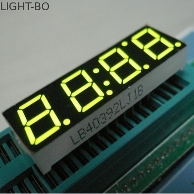 Good price Red Yellow 4 Digit 7 Segment LED Display  For Timer Clock 500mm online