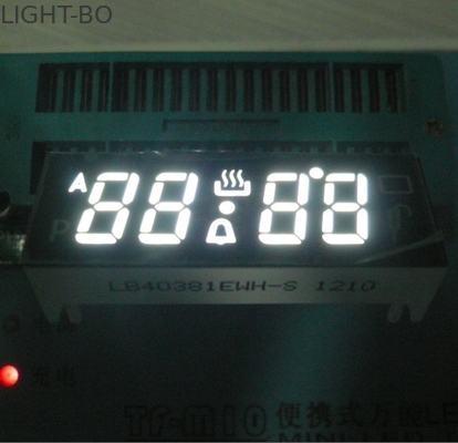 Good price DIP /SMD Pin Custom LED Display , Common Cathode 7 Segment Display Pure White online