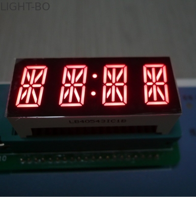 Good price 4 Digit 7 Segment Alphanumeric LED Display Bright Red For Instrument Panel online