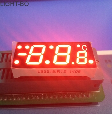 Good price SGS Red  7 Segment Led Display For Digital Temperature Controller , Common Cathode 7 Segment Display online