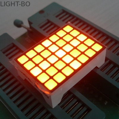 Good price Yellow 14 Pins Square LED Matrix Screen , 5x7 LED Matrix Waterproof online