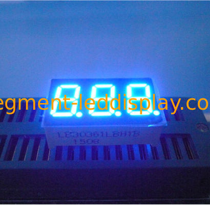 Good price 0.36 Inch Numeric LED Display , Blue 3 dight 7 Segment Led Display 80mcd - 100mcd online