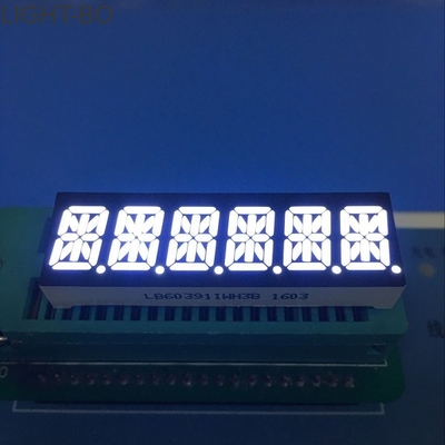 Good price Ultra white 10mm Six digit 14 segment led display common anode for Instrument panel online