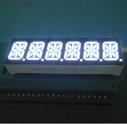 Good price Six Digit 14 Segment LED Display 80-100mcd/ Dice Luminous Intensity Easy Mounting online