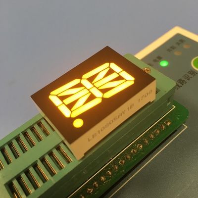 Super Amber LED Sixteen Segment Display 0.8 Inch For Automation Control
