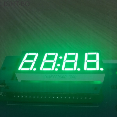Good price Pure Green 4 Digit 7 Segment Led clock Display 0.56 Inch  common anode For Instrument Panel online
