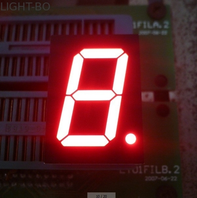 Good price 0.8 Inch Common Anode 7 Segment Display Super Bright Red 625 mm Wavelengt online