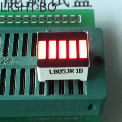 Good price RED color  Anode five segment led light bar segment led display for battery online