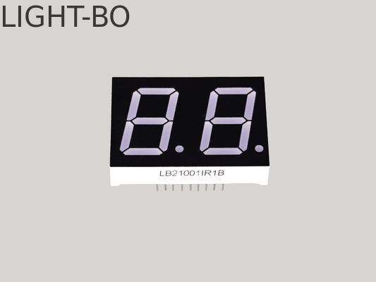 Good price Red 1inch Dual Digit 7 Segment LED Display Common Anode For Instrument Panel online