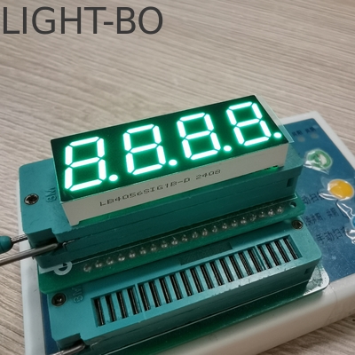 Good price Bright Pure Green 0.56inch 4 Digit 7 Segment LED Display For Control Instruments online