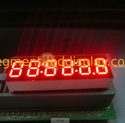 Good price 6 Digit Size LED Clock Display with Wavelength of 515-525nm and Electricity Power Source online