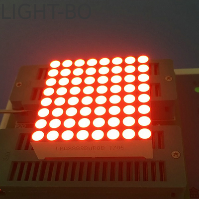 Good price 3mm Red Dot Matrix LED Display 32x64dot AC100-240V Input 18PIN Less Than 600W/m2 Power Consumption online