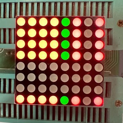 Good price Common Anode Stabler Performance 3mm 8*8DOT Matrix LED Display Bi-Colour Red/Greenfor Moving Signs online