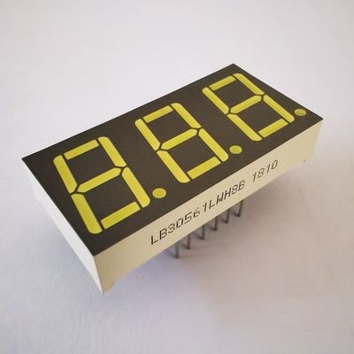 Good price Common Cathode LED Display Ultra Bright White Grey Surface 7 Segment 3digit 14.2mm for Temperature Controller online