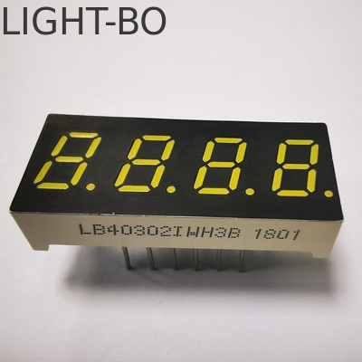 Good price 4 Digit 7 Segment LED Display Common Cathode Ultra White 7.62mm for Temperature Indicator online